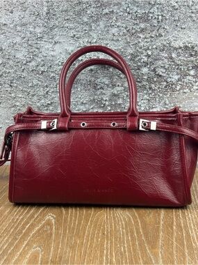 602 Melie Bianco Burgundy Satchel